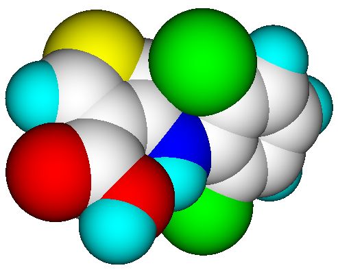 Space-filling molecule